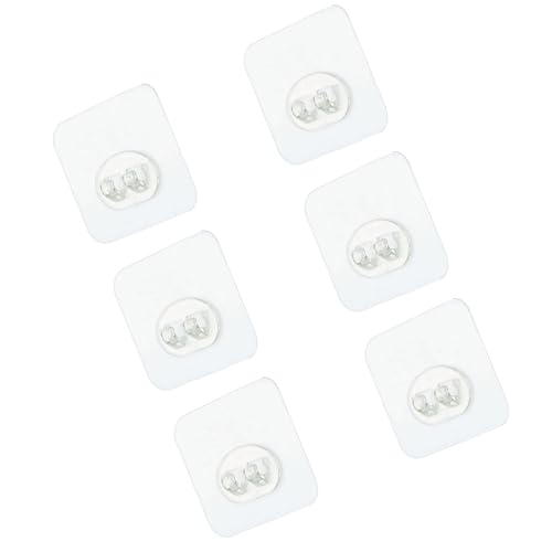 Geavonyg 6pcs Effektive Kleber Wandhaken Starke Klebstoff Badhaken Kleiderbügel Für Duschregalkorb Seifenschale Ersatzaufkleber Aufkleber Geavonyg 6pcs Effektive Kleber Wandhaken Starke Klebstoff Badhaken Kleiderbügel Für Duschregalkorb Seifenschale Ersatzaufkleber Aufkleber von Geavonyg