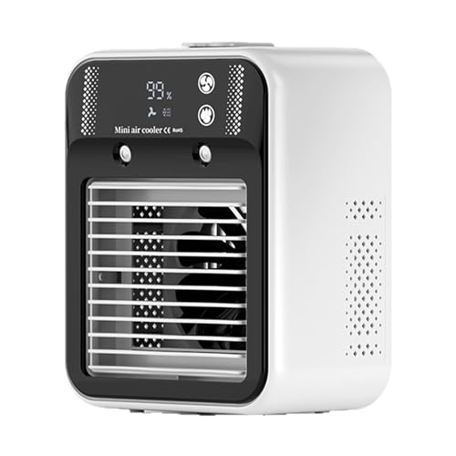Geavonyg Desktop Air Cooling Lüfter Tragbare Einheit 2 Speed Kühling Lüfter Wiederaufladbare Misting Für Zimmer Schlafzimmer Freien Verwenden Sie Feuchifizierende Tragbare Klimaanlage Geavonyg Desktop Air Cooling Lüfter Tragbare Einheit 2 Speed Kühling Lüfter Wiederaufladbare Misting Für Zimmer Schlafzimmer Freien Verwenden Sie Feuchifizierende Tragbare Klimaanlage von Geavonyg