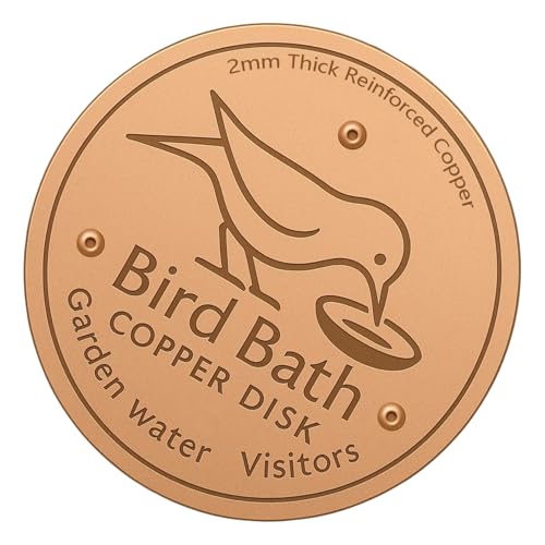 Geavonyg EPA Registrierter Kupfer Vogelbad Sauberer Festplatte Für Natürliche Wasserreinigung Reduziert Die Reinigungsfrequenz Um 20 Tage Automatik Vogelbad Kupferplatte Geavonyg EPA Registrierter Kupfer Vogelbad Sauberer Festplatte Für Natürliche Wasserreinigung Reduziert Die Reinigungsfrequenz Um 20 Tage Automatik Vogelbad Kupferplatte von Geavonyg