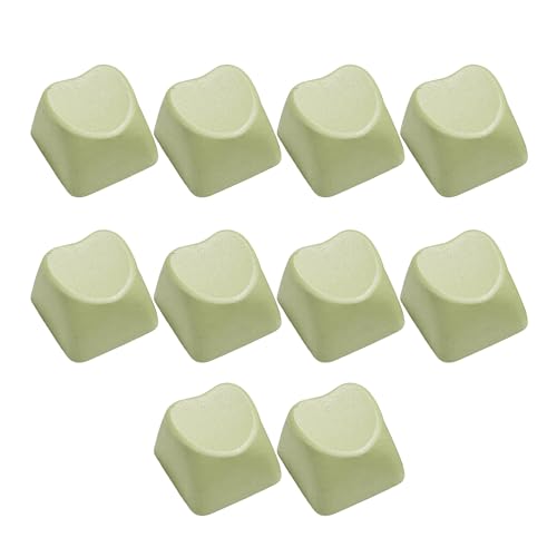 Geavonyg Herzförmige 1U Schlüsselkaps 10pcs Anti Fingerabdruck Und Langlebige Für Mechanische Keyboard Herzschlüsselkaps von Geavonyg