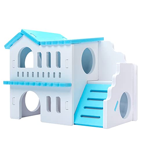Geavonyg Hölzerne Hamster Deluxe Doppeldeck Villa Natural Living Host Toy Small Kauen Spielzeug Für Käfig Zwerghäuser Und Versteck Geavonyg Hölzerne Hamster Deluxe Doppeldeck Villa Natural Living Host Toy Small Kauen Spielzeug Für Käfig Zwerghäuser Und Versteck von Geavonyg