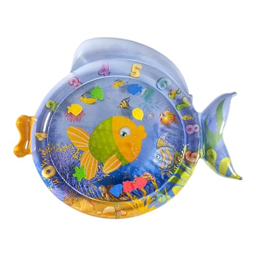 Geavonyg Hunde Kühlmatte Katze Bett Aufblasbare Wasserbett Liege Für Kleine Katzen Wasser Sensorisch Spielen Runde Liege Haustierkühlung Für Katzen von Geavonyg