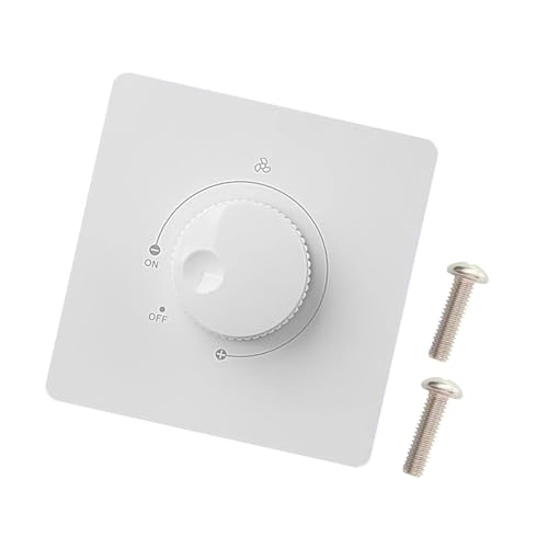 Geavonyg Mehrzweck Deckenlüfter Wandmontage Drehsteuerungen Einstellbare Geschwindigkeitsregler 120W 500W 220 V 10.0a Einfache Installion Plastikwandmontierter Lüfterregler Geavonyg Mehrzweck Deckenlüfter Wandmontage Drehsteuerungen Einstellbare Geschwindigkeitsregler 120W 500W 220 V 10.0a Einfache Installion Plastikwandmontierter Lüfterregler von Geavonyg