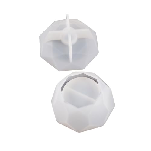 Geometrische Kerzenkörper Silikonform Oktagonal Rhombus Lagerhalter Harz Kerzenbehälter Schimmelpilze Silikonschmuck Schmuck Werkzeug von Geavonyg