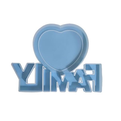 Harz Fotorahmen Formen Liebeshausfamilie Silikonform Für Guss Epoxidformhandwerk Für Tisch Wohndekorationen Silikon Epoxidform von Geavonyg