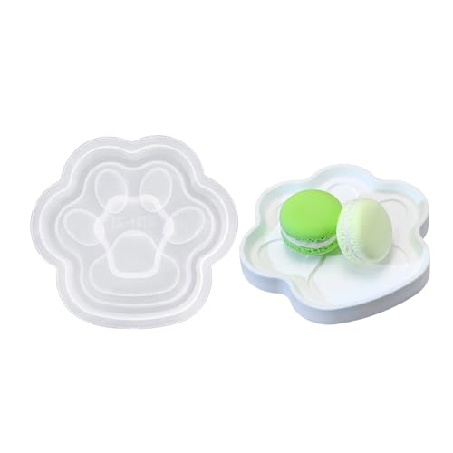 Harz Handwerksformen Harzkatzen Pfoten Schimmel Dekorative Tablett Making Tablett Für Handwerksbegeisterte Handgefertigte Kunstform Vorhanden von Geavonyg