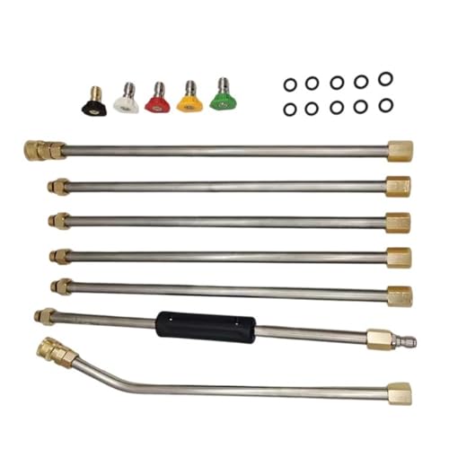 Hochleistungs Druck Waschmaschine Zubehör Set Verlängerung Zauberstab Upgrade Gebogene Lanzen Und 5 Sprays Düsenspitzen Mehrwinkelte Gebogene Zauberstab Zum Reinigen Von Toten Winkeln Hochleistungs Druck Waschmaschine Zubehör Set Verlängerung Zauberstab Upgrade Gebogene Lanzen Und 5 Sprays Düsenspitzen Mehrwinkelte Gebogene Zauberstab Zum Reinigen Von Toten Winkeln von Geavonyg