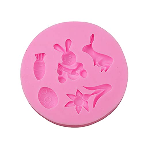 Kaninchen Karotten Eierblume Silikonform Fondant Kuchenform Backwerkzeug Zum Herstellen Von Brösten Kerzenhandwerk Und Soap Fondant Schimmel von Geavonyg