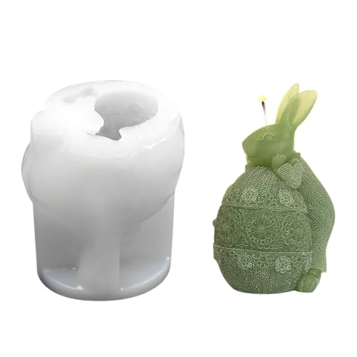 Kaninchenharzform Kaninchen Kerze Silikonform Guss Handgemachte Kerzenheimdekorationen Kaninchenharzform Kaninchen Kerze Silikonform Guss Handgemachte Kerzenheimdekorationen von Geavonyg