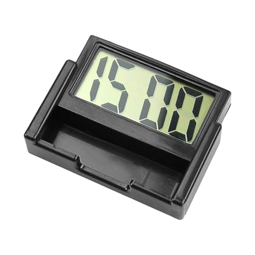 Kleine Armaturenbrettmontaged Digitaluhr Mit Klebstoffpolster Klardatumdatum Temperaturanzeige Für Autofahrzeuge Digitale Uhr Mit Temperaturmonitor Für Autos von Geavonyg