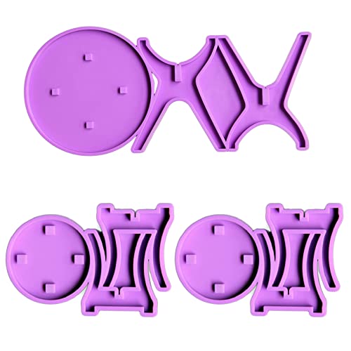 Kreativer Spiegel Schreibtisch Stuhl Form Harz Silikonguss Formen Für Tisch Ornamente Home Hochzeit Dekoration Supplie Für Harzdekor Silicone Formen von Geavonyg