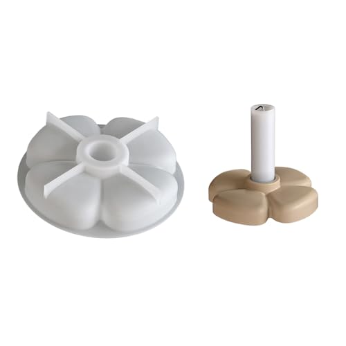 Künstlerische Silikonkerzen Basisform Formen Harz Epoxidform Blütenform Form Textur Kerzenform Schimmelblumenhalter von Geavonyg
