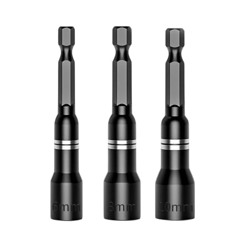 Magnetische Nussschraubendreher Buchse Bit Für Kraftbohrer Hexagonal Shank Treiber Adapterschlüssel Werkzeug Teile Zubehör Sechseckige Set von Geavonyg