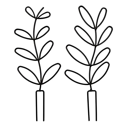 Metall Pflanze Gitter Für Klettern Von Pflanzen Eisenhalterhalter Topfblumen Freien Kleine Pflanzengarten Topfklettern Töpfe Metall Schwarz von Geavonyg