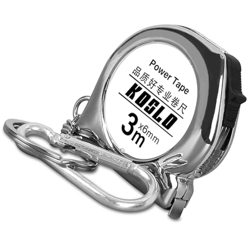 Miniatur Kohlenstoffstahl Maßband Messung 3meter Mit Clip ABS Schale Genauige Messwerkzeug Für Tägliche Aufgaben Home Camping Klebeband Maßnahme von Geavonyg
