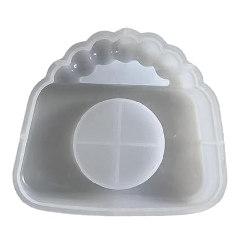 Miniatur Uhr Geformte Ornamentform Flexible Silikonform Home Dekoration Gipsform Praktische Schmuck Herstellung Werkzeug Kreative Geschenkgeschenk Machen von Geavonyg