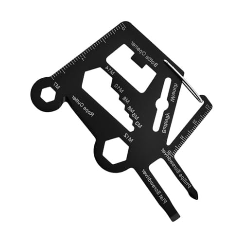 Multitool Karte Edelstahl Taschen Tool Kombiniert Hexagonales Schlüssellineerschraubendreher Für Multifunktionale Werkzeug Freien Für Die Tägliche Aufgabe Freien von Geavonyg