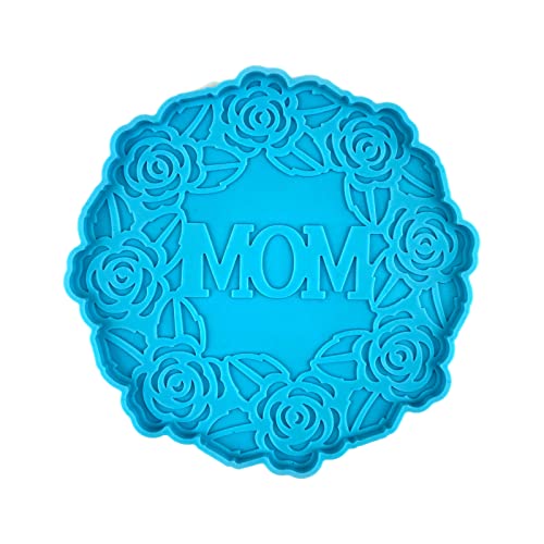 Mutter Mutterkranzform Schimmelpilzform Silikon Achat Glossy Untersetzer Zum Herstellen Von Bastelschalenformen Für Harzguss von Geavonyg