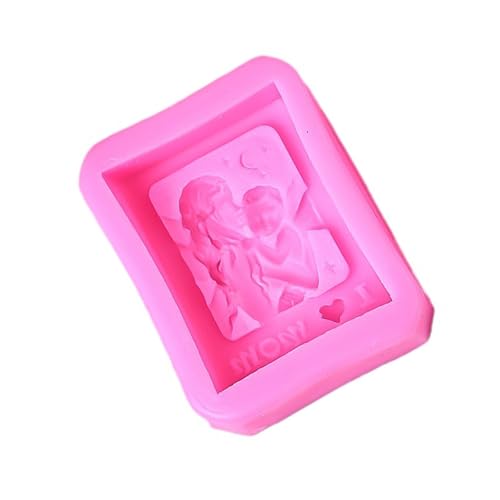 Muttertag Silikonschokoladenform Kerze Für Epoxidharz Kerzenseife Süßigkeiten Kuchen Fondant Schokoladenformen von Geavonyg