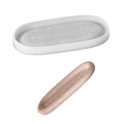 Oval Geformte Platte Silikonform Harz Tablett/Kerzenbecher Form Handgefertigt Home Tabletop Decoration Formen Schmuck Werkzeug BRÜFUNG Oval Geformte Platte Silikonform Harz Tablett/Kerzenbecher Form Handgefertigt Home Tabletop Decoration Formen Schmuck Werkzeug BRÜFUNG von Geavonyg