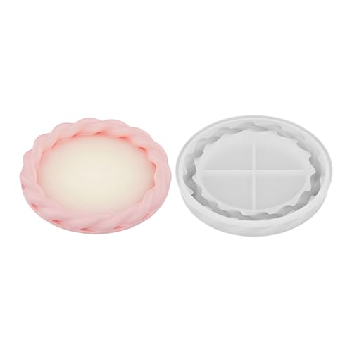 Praktische Twistplatte Flexible Silikonschale Mit Robuster Basis Für Esstisch Einstellung Und Event Täglich Benutzen Sie Handgefertigte Handwerksform von Geavonyg