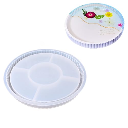 Runde/ovale Formharzschalenformen Für Epoxidschmuckkerzenhalter/runde Teller Silikonform Silikonform Runde/ovale Formharzschalenformen Für Epoxidschmuckkerzenhalter/runde Teller Silikonform Silikonform von Geavonyg