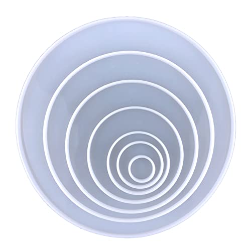 Runde Dekoration Silikonform Epoxidharz Schmuckschimmel Gussguss Anheize Handgefertigte Schimmelpilze Geeignet Für Handwerkswand Hängeformen Geeignet von Geavonyg