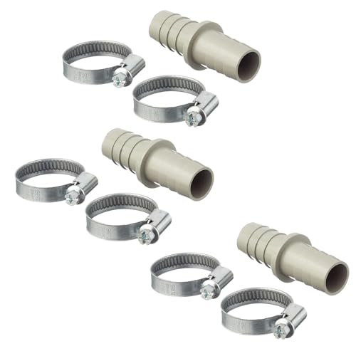Schlauchanschluss Mit 2 Klemmen Für Waschmaschinen Wasserrohr Waschmaschine Schlauchadapter Kopplungszubehör PVC Waschmaschine Abflussrohre Schlauchanschluss Mit 2 Klemmen Für Waschmaschinen Wasserrohr Waschmaschine Schlauchadapter Kopplungszubehör PVC Waschmaschine Abflussrohre von Geavonyg