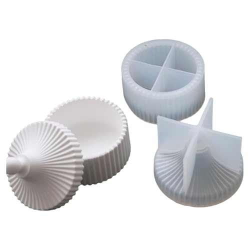Schmuck Aufbewahrungsschachtel Silikonform Kerzenbecher Gusspflaster Streifen Jar Cup Schmuckkasten Epoxidharz Gestreiftes Glas Gestreift Schmuck Aufbewahrungsschachtel Silikonform Kerzenbecher Gusspflaster Streifen Jar Cup Schmuckkasten Epoxidharz Gestreiftes Glas Gestreift von Geavonyg