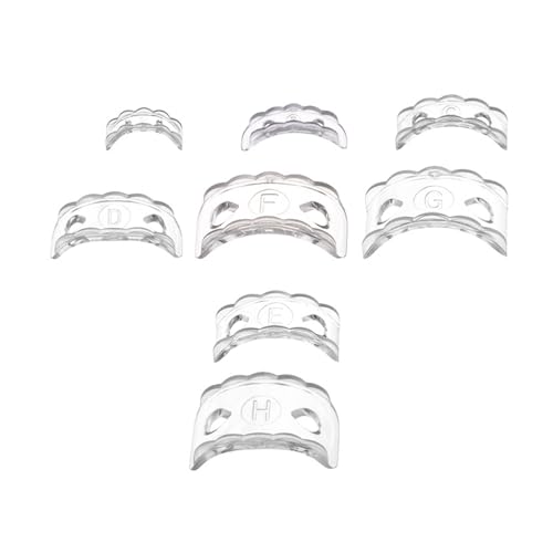 Set Von 8 Ringen Größengröße Einsteller Silikon Strahlung Für Lose Komfortable Fit Sizer Schmuckzubehör Schmuckgrößen Werkzeug Geeignet von Geavonyg