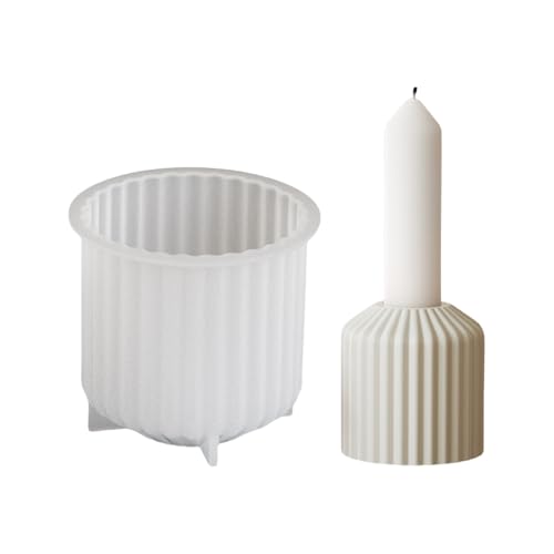 Silikon Gestreifte Kerzenständer Formen Für Handwerk Kerzenhalter Ideal Für Familienhandwerksaktivitäten Epoxidharzform Silikon Gestreifte Kerzenständer Formen Für Handwerk Kerzenhalter Ideal Für Familienhandwerksaktivitäten Epoxidharzform von Geavonyg