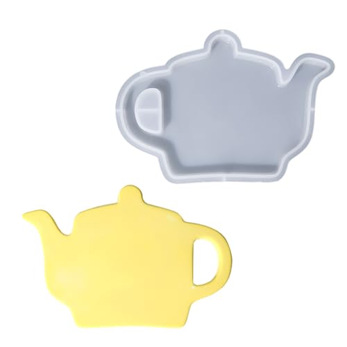 Silikon Untersetzer Formen Tassenmatten Teekannenformharzpolster Home Crafting Supplies Für Epoxidharzprojekte Einfach Freigreifende Schimmel von Geavonyg