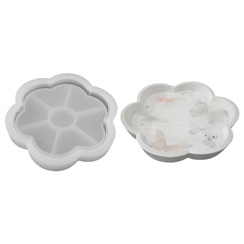 Silikonform Elegante Tabletts Formen Bastelform Schimmelpilze Schalenformen Perfekte Geschenk Für Handwerker Küchenliebhaber Crafting Formen von Geavonyg