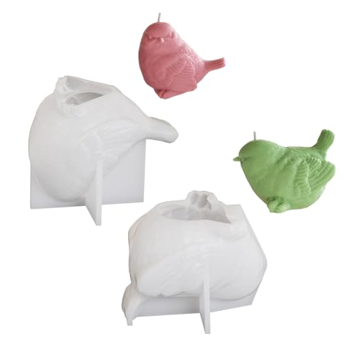 Silikonform Für Vogelkunststücke Accessoire Für Modeliebhaber Suchen Personalisierte Stile Home Dekoration Werkzeug Kerze Herstellen Schimmelpilze von Geavonyg