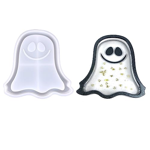 Silikonschmuck Tablett Epoxidharz Gussform Schimmel Teekannen Fruchtschale Halloween Schmuck Herstellung Wohnkultur Silicon Formen Für Epoxidharz von Geavonyg