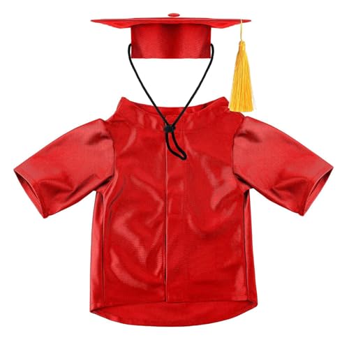 Soft Pet Graduation Kostüm Mit Verstellbarem Für Hunde Katzen Urlaub Feierlichkeiten Rotes Waschhundhemd Für Partys Soft Pet Graduation Kostüm Mit Verstellbarem Für Hunde Katzen Urlaub Feierlichkeiten Rotes Waschhundhemd Für Partys von Geavonyg
