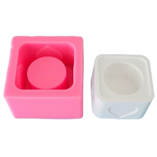 Teelicht Kerzenhalter Silikonform Zylinderformform Form Zement Candlestick Harzformen Home Decors Halteformen Für Epoxidharz von Geavonyg