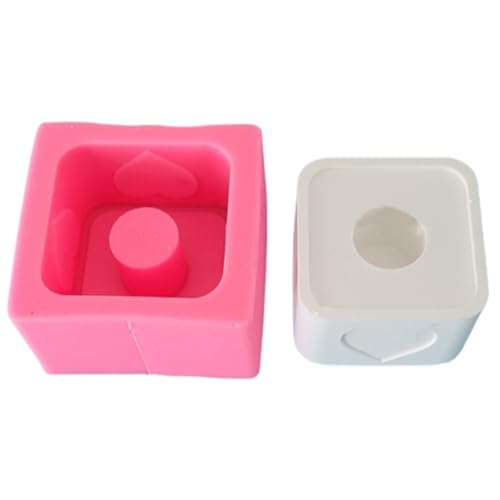 Teelicht Kerzenhalter Silikonform Zylinderformform Form Zement Candlestick Harzformen Home Decors Halteformen Für Epoxidharz von Geavonyg