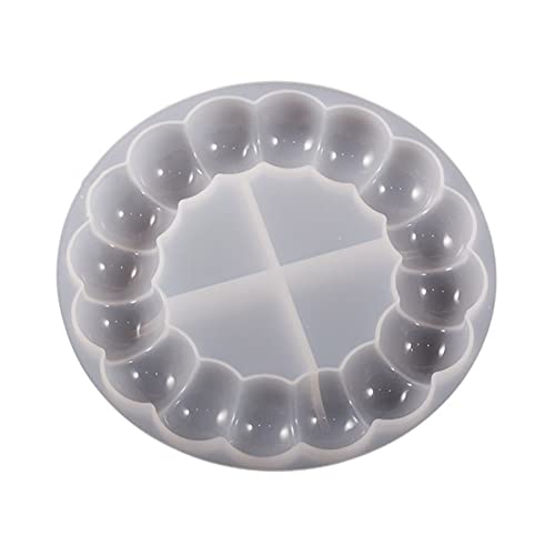 Untersetzerformen Für Epoxidharz Blasenform Zum Gießen Für Cup Matten Kerzenhalter Home Dekoration Silikon Set Quadratische Runde von Geavonyg