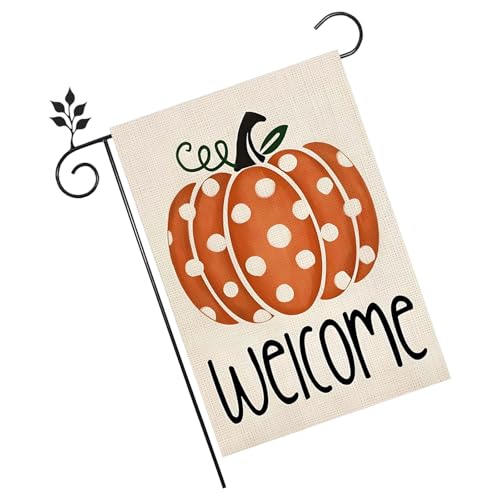 Urlaubsgarten Standard Thanksgiving Deck Freien Freien Gebrauch Dauerhafte Sackleinen Traditioneller Plan Dynamisches Dynamik Thanksgiving Garden Schild von Geavonyg