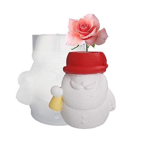 Weihnachts Elch Gypsum Blumentopf Silikonform Epoxidharz Guss Sukkulente Vase Zement Kerzenhalter Kerzenhalter Form Für Betonzementharzguss von Geavonyg
