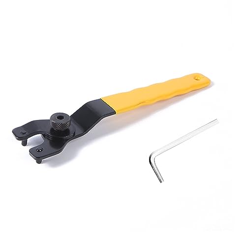 Winkelschleifer Spanner Hohe Zähigkeit Haltbar Verstellbarer Nicht Schlupfgriff 40 Mm Breites Öffnungsbreite Schleifschlüssel PP Weichgummi Home Dekoration Werkzeug Demontagewerkzeug Für Von Winkelschleifer Spanner Hohe Zähigkeit Haltbar Verstellbarer Nicht Schlupfgriff 40 Mm Breites Öffnungsbreite Schleifschlüssel PP Weichgummi Home Dekoration Werkzeug Demontagewerkzeug Für Von von Geavonyg