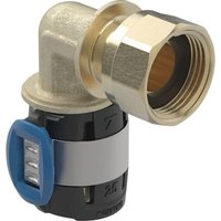 FlowFit Übergangsbogen 90° mit Überwurfmutter - dn 15 / 20 - ø 20 mm x g 3/4'' Geberit 620.689.00.1 von Geberit