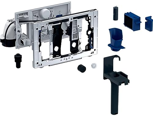 Geberit 115.050.BZ.2 Modul mit Automatikantrieb und Aufnahme DuoFresh Stick, für Sigma Unterputz-Spülkasten 12 cm, anthrazit von Geberit