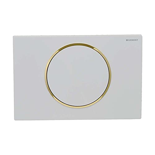 Geberit 115.758. KK. 5 Sigma10, Kunststoff, weiß/gold/weiß von Geberit