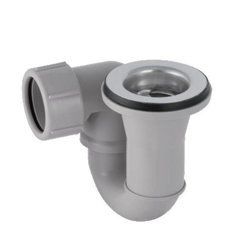 Geberit 150.125.00.1 - Siphon für Duschwanne 50 mm ohne Gitter 40 mm von Geberit