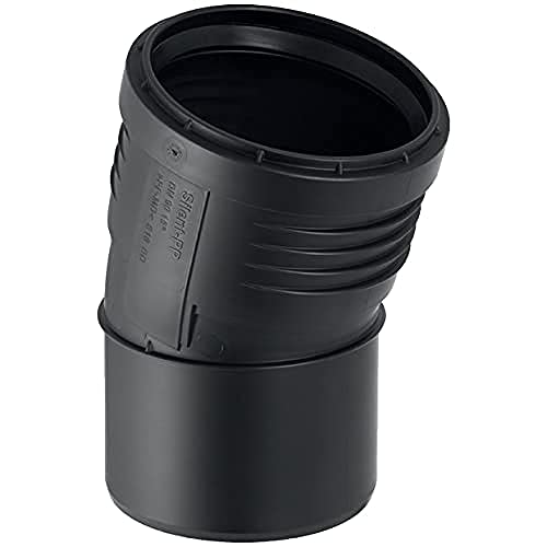 Geberit 390520141 Bogen Silent-PP mit Muffe, 15 Grad DN 110 von Geberit