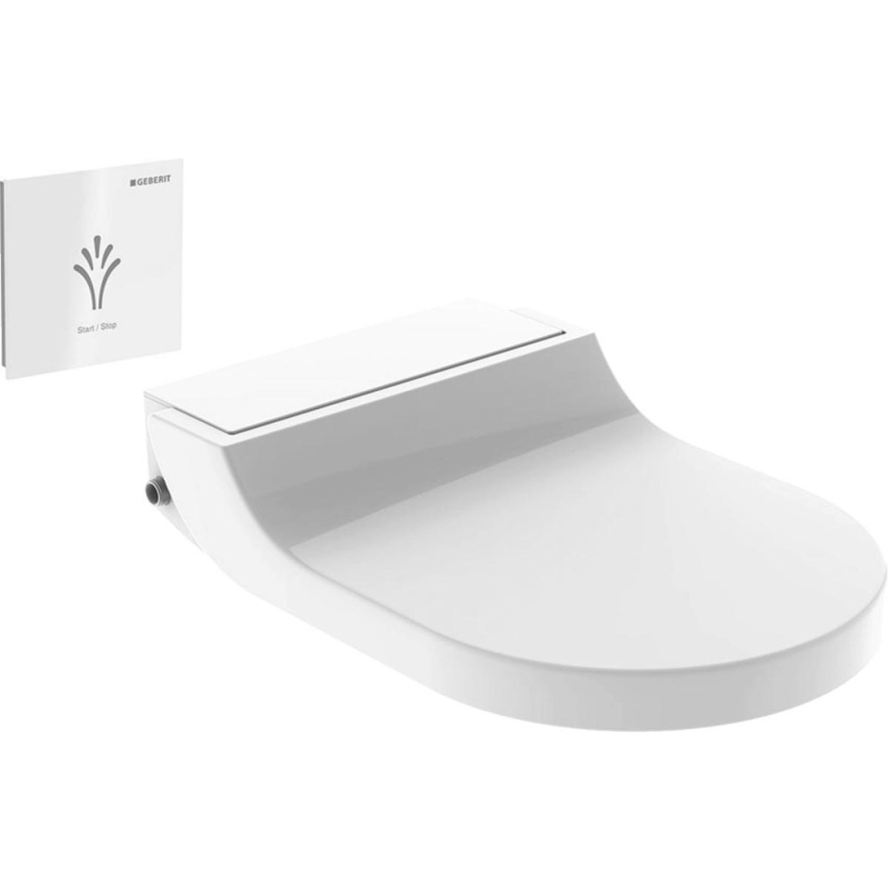 Geberit AquaClean Tuma Comfort WC-Aufsatz Spezialanfertigung weiß-alpin, 004300111 004300111 von Geberit