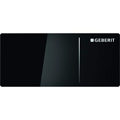 Geberit Betätigungsplatte Sigma 70 (Ersatzteil, Farbe Glas schwarz, für 2-Mengen-Spülungen) 242813SJ1 von Geberit