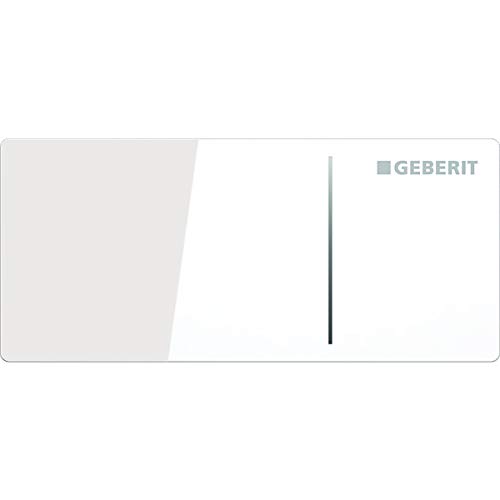 Geberit Betätigungsplatte Sigma 70 (Ersatzteil, Farbe Glas weiß, für 2-Mengen-Spülungen) 242813SI1 von Geberit